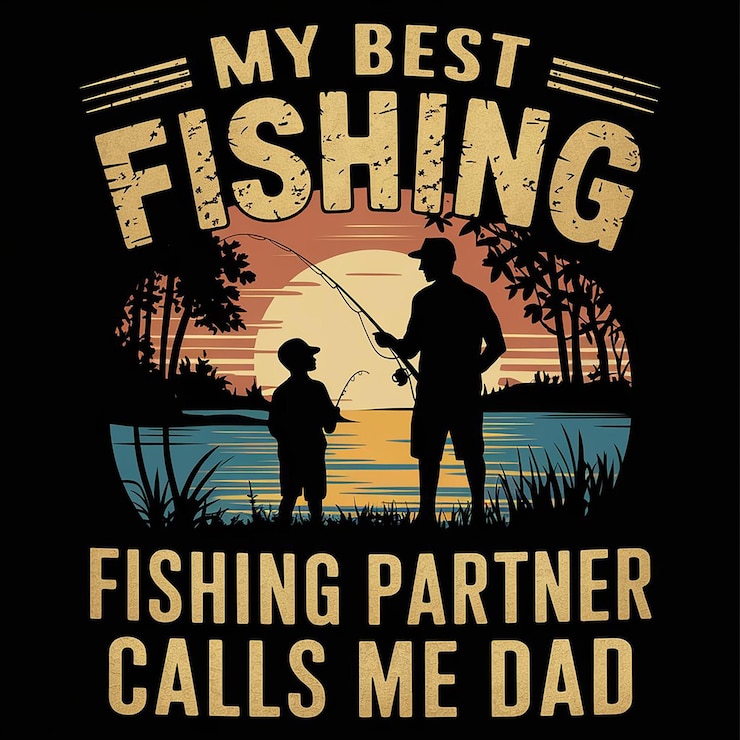 फोटो fishing t shirt design