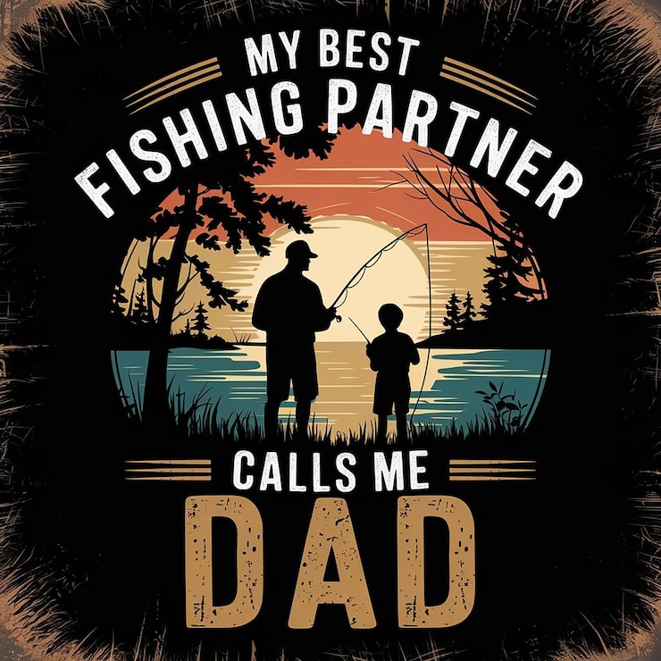 फोटो fishing t shirt design