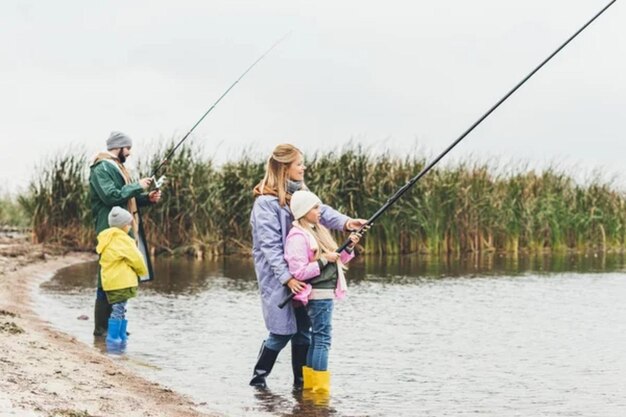 Fishing together