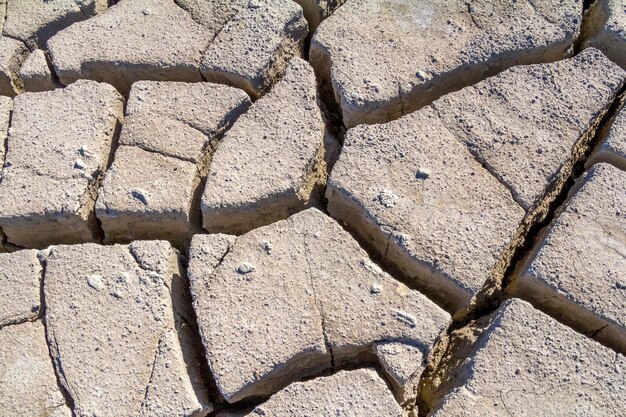 Photo fissured loam detail