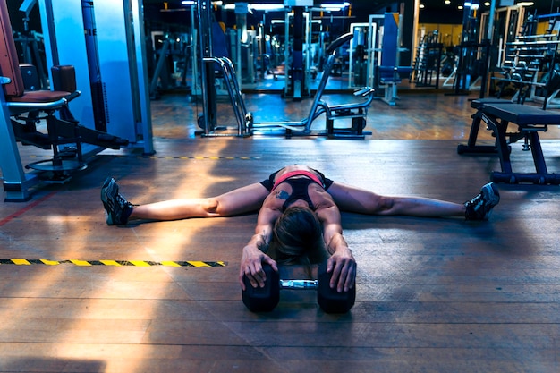 Fit and Fabulous MiddleAged Woman Crushing It at the Gym