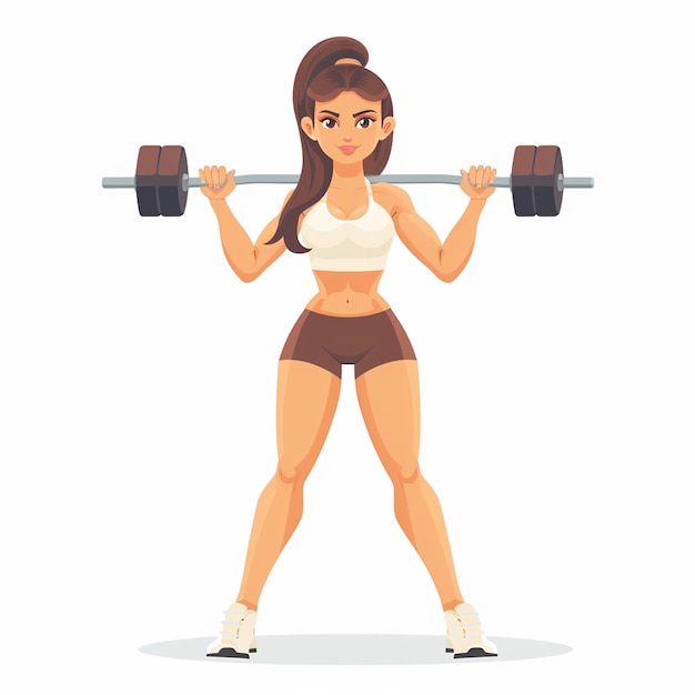a fit woman doing exercise