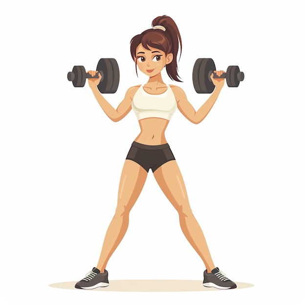 a fit woman doing exercise