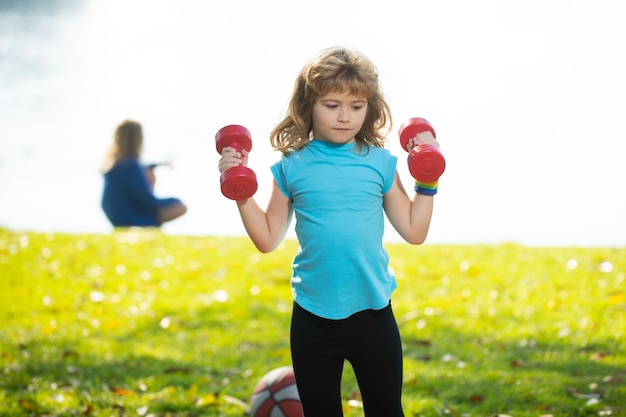 Fitness child sports exercises active healthy life for children\
sport and kids training