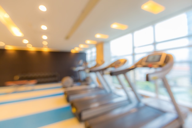 Fitness club blur background