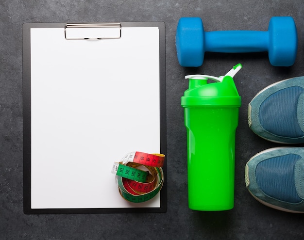 Fitness equipment and blank sheet for workout