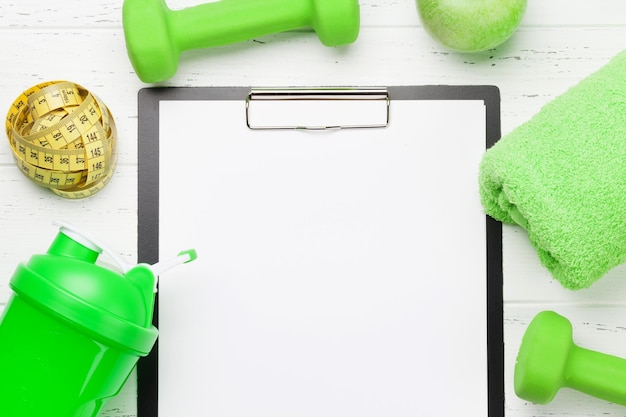 Fitness equipment and blank sheet for workout