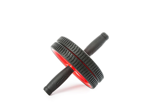 Fitness Exercise Red Roller isolated