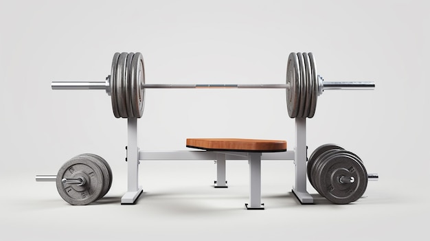 fitness gym with bench