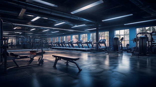 Фото Энергичные тренировки fitness haven в тренажерном зале