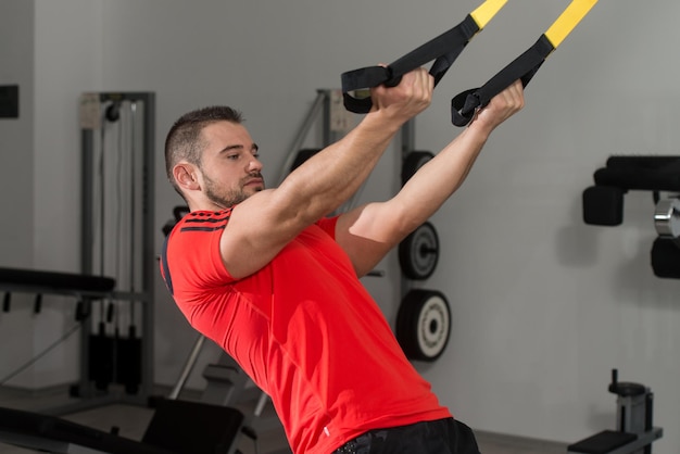fitness instructor training with trx fitness straps