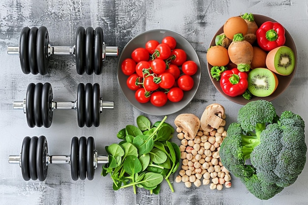 Foto fitness e nutrizione vanno di pari passo