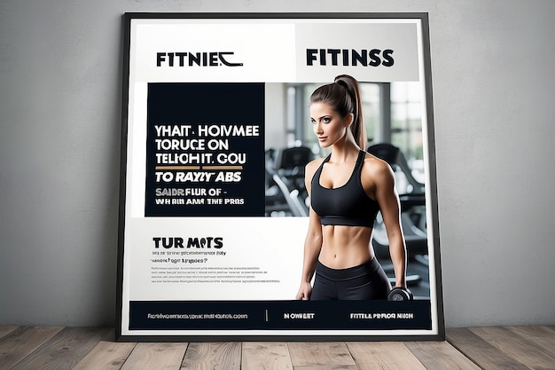 Fitness Poster Template