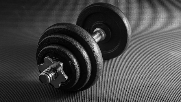 Fitness Sport Background eith dumbbells