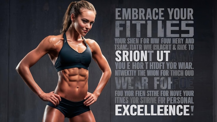 Photo fitness young woman with a beautiful body