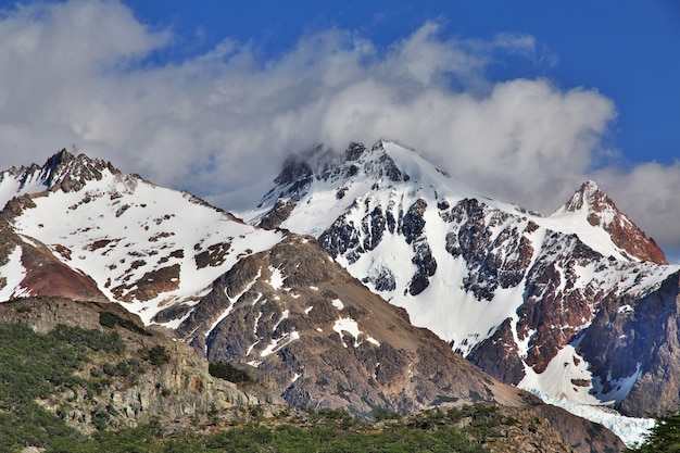 Fitz Roy mount close El Chalten in Patagonia Argentina