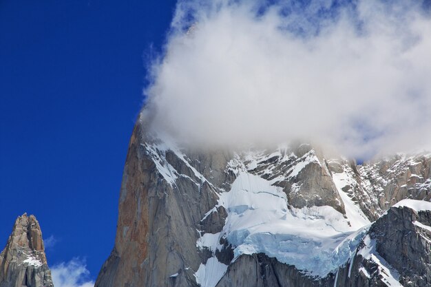 Fitz Roy mount dichtbij El Chalten in Patagonië Argentinië