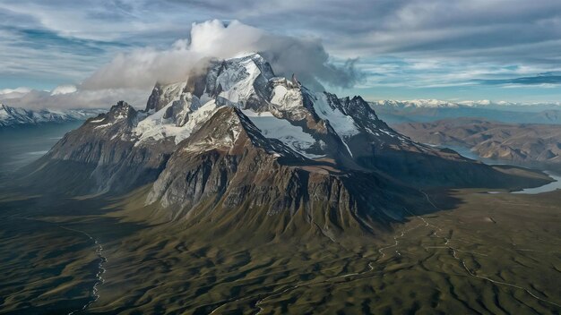 Photo fitz roy mountain patagonia