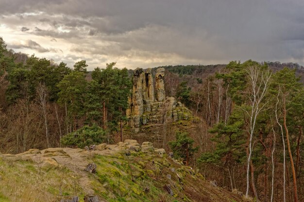 Photo the five-finger rock