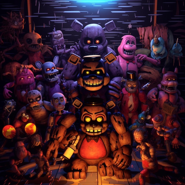 five nights at Freddys as an 80s dark fantasy film