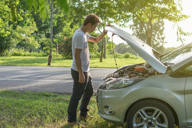 fixing car