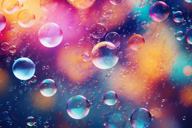 fizzy bubbles texture background