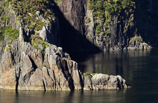 Fjord of Milford Sound in New Zealand