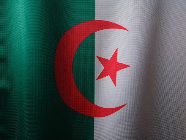 Photo flag of algeria