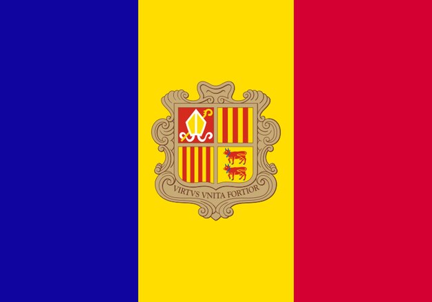 flag of andorra flag nation