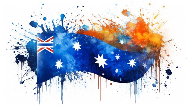 オーストラリアの国旗の日 イメージイラストベクトル