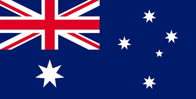 Photo flag of australia