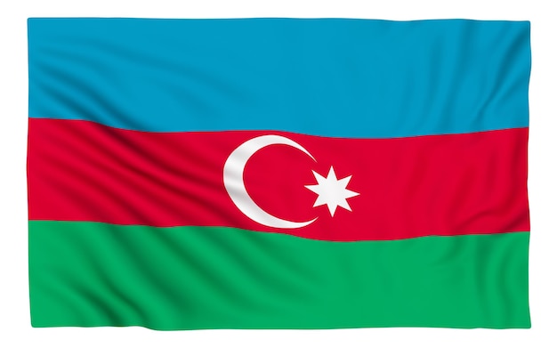 Photo flag of azerbaijan