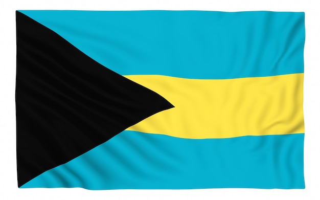 Photo flag of the bahamas