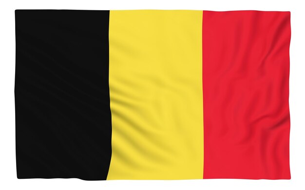 Foto bandiera del belgio