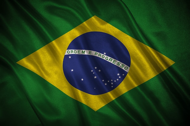 Photo flag of brazil background