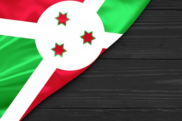 Flag of Burundi copy space