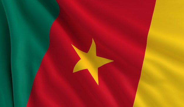 Photo flag of cameroon