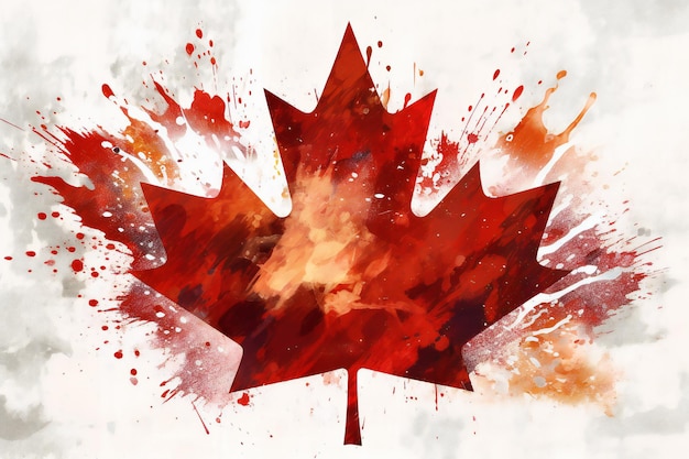 The Flag of Canada Symbol of Patriotism and Unity Background Wallpaper