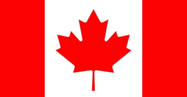 Photo flag of canada