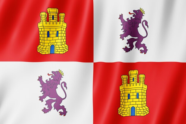 Флаг Кастилии и Леона