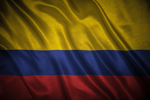 Photo flag of colombia background