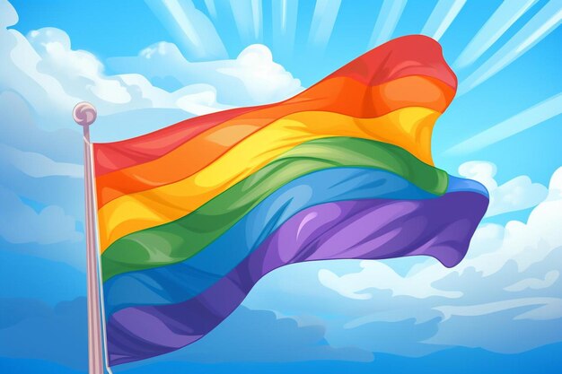 Flag Design Pride Day-evenement