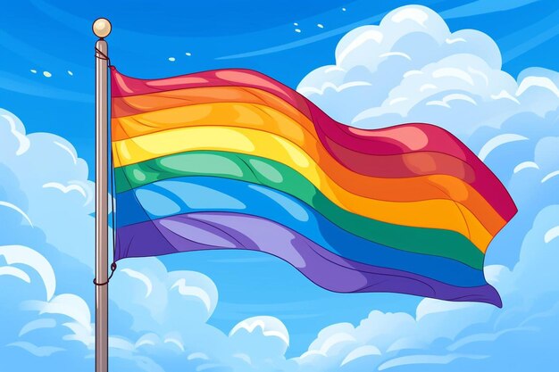 Flag Design Pride Day-evenement