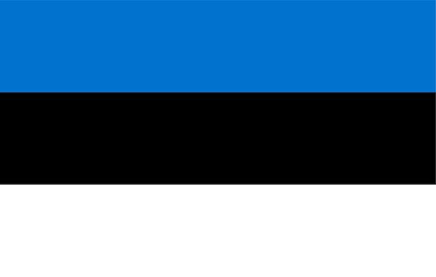 Foto bandiera della nazione bandiera dell'estonia