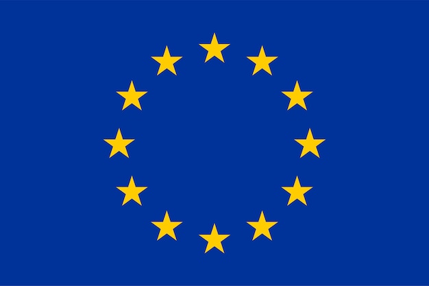 Photo flag of europe