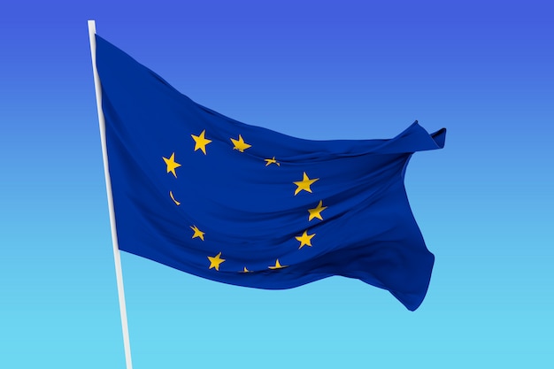 Photo flag of european community