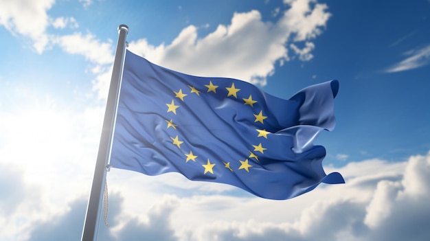 Photo flag of european union