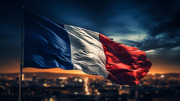 Flag of France French flag tricolor tricolore blue white red flag colors French patriotism