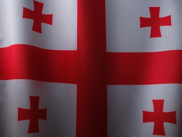 Photo flag of georgia