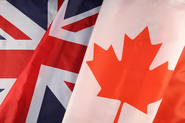 Flag of Great Britain and Canada